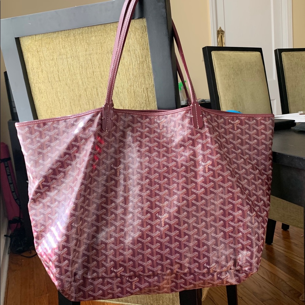Goyard St Louis GM Bag Burgundy